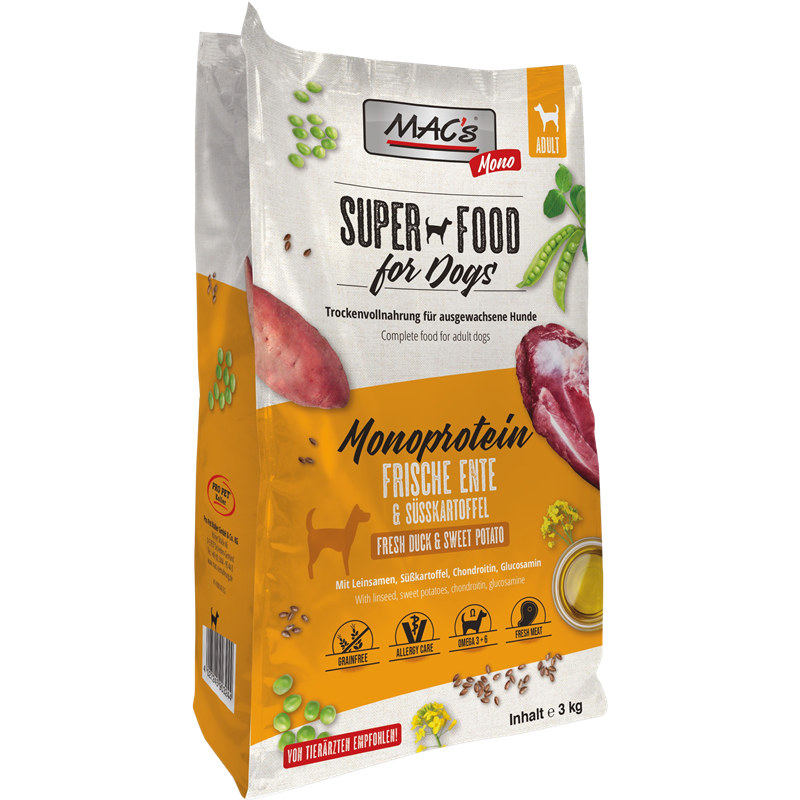 MAC's Dog Monoprotein Ente & Süßkartoffeln