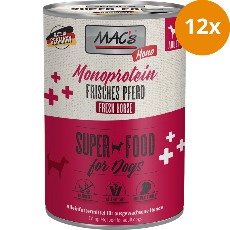 MAC's Dog Monoprotein Frisches Pferd  400 g
