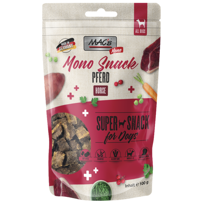 MAC's Dog Monoprotein Snack Pferd 100 g