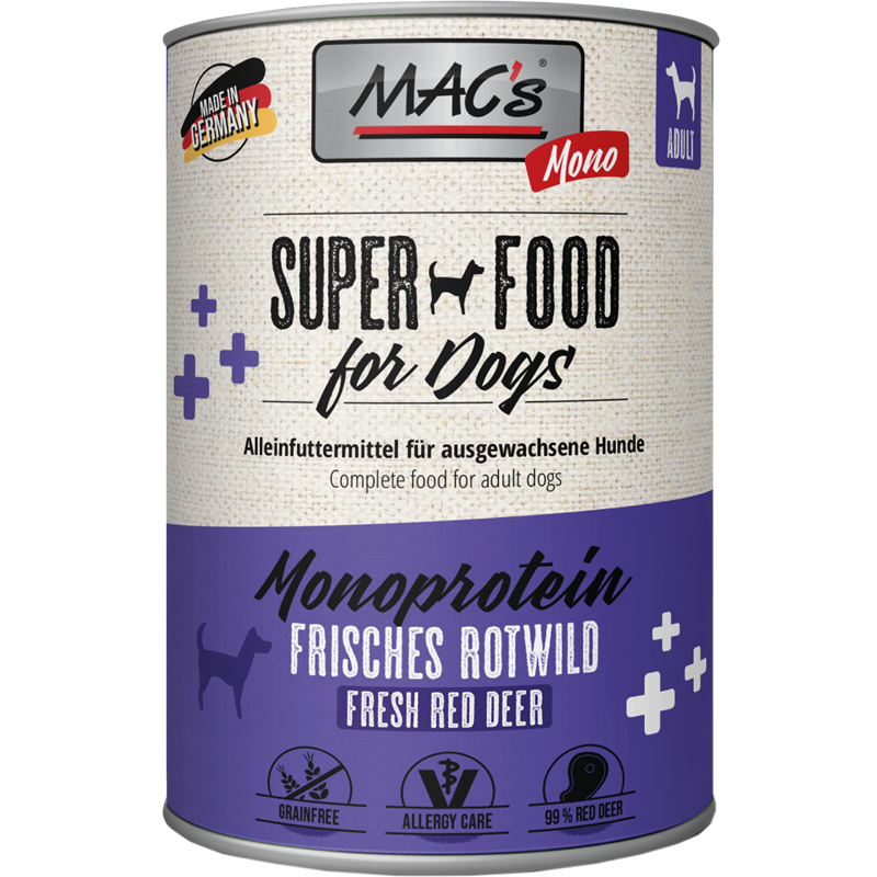 MAC's Dog Monoprotein Rotwild 400 g
