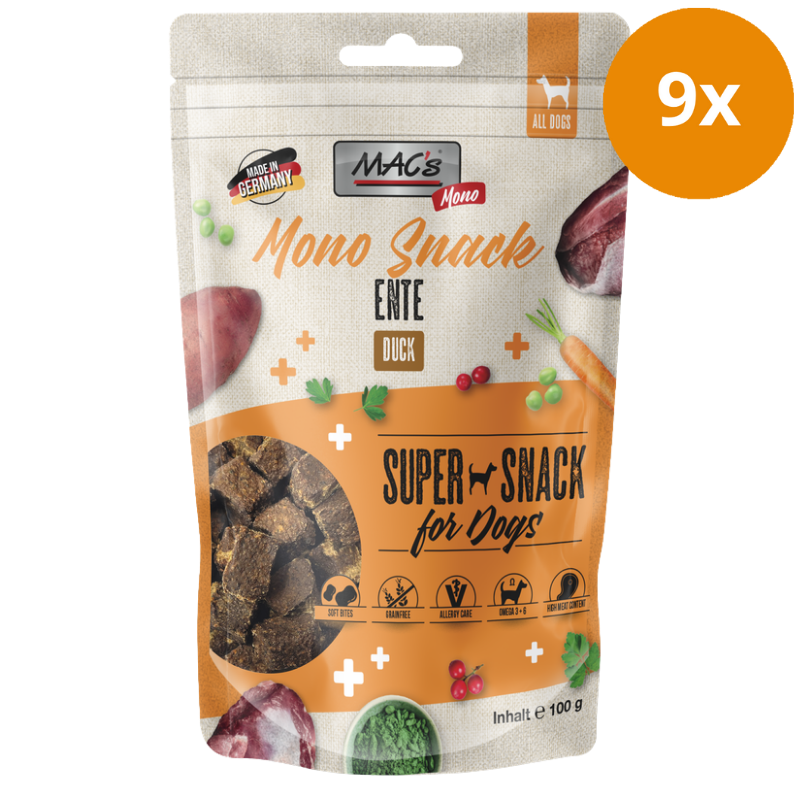 MAC's Dog Monoprotein Snack Ente 100 g