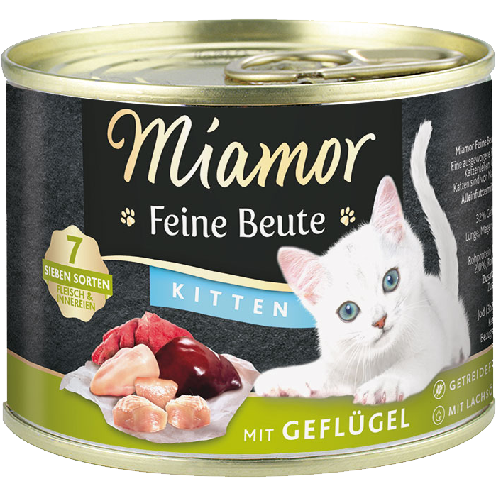 Miamor Dose Feine Beute Kitten Geflügel 185 g