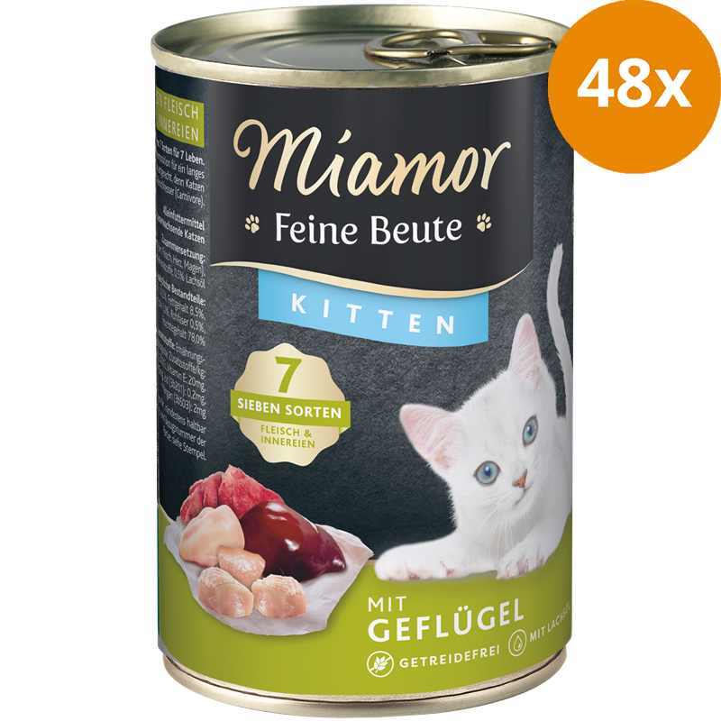 Miamor Dose Feine Beute Kitten Geflügel 400 g