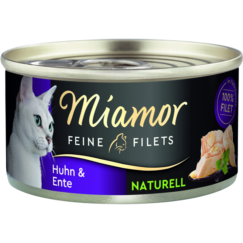 Miamor Feine Filet Naturell Huhn & Ente 80 g