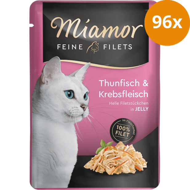 Miamor Feine Filets Thunfisch & Krebs 100 g
