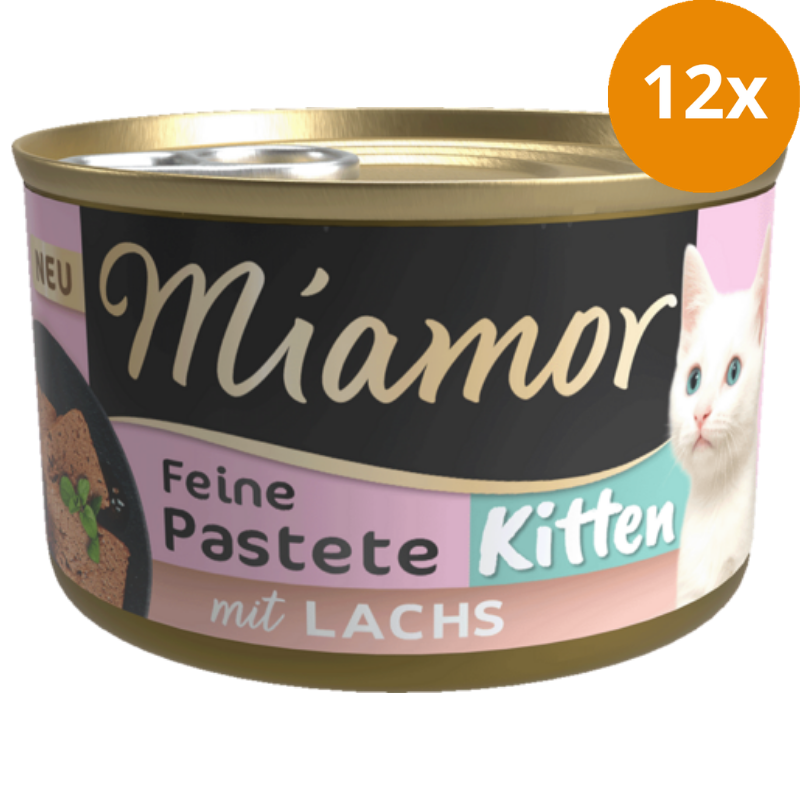 Miamor Dose Feine Pastete Kitten mit Lachs 85 g