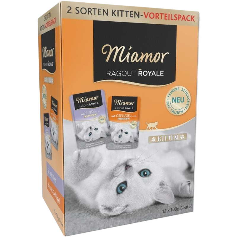 Miamor Multipack Ragout Royale in Jelly für Kitten 1200 g