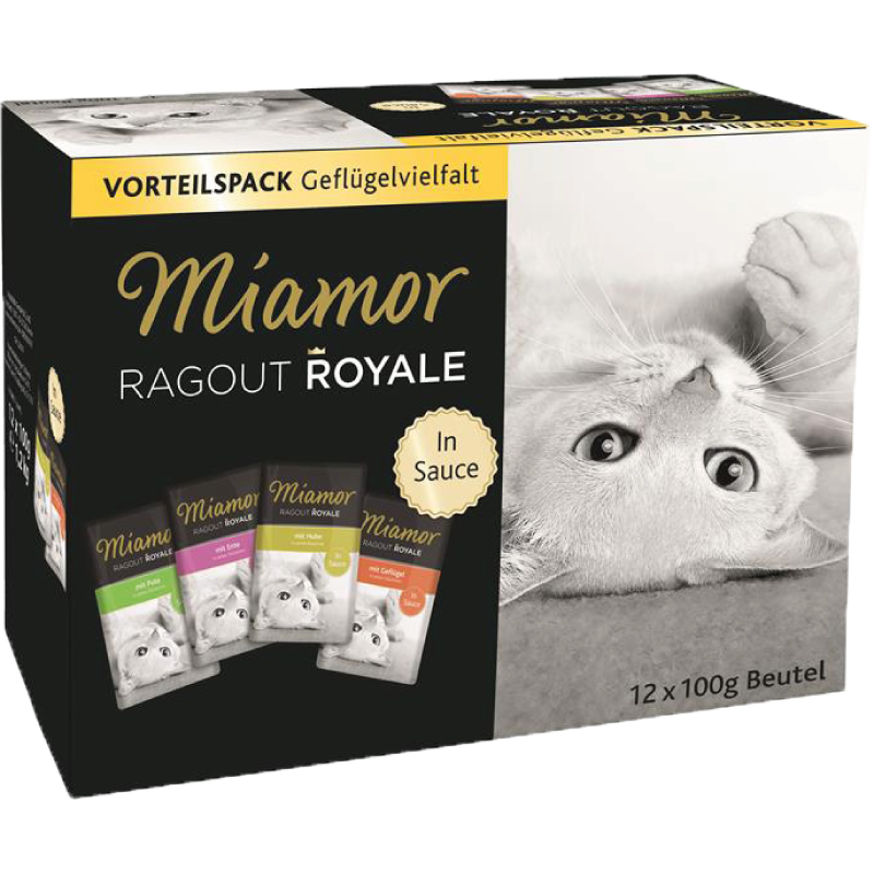 Miamor Ragout Royale Multibox Geflügelvielfalt in Sauce 1200 g