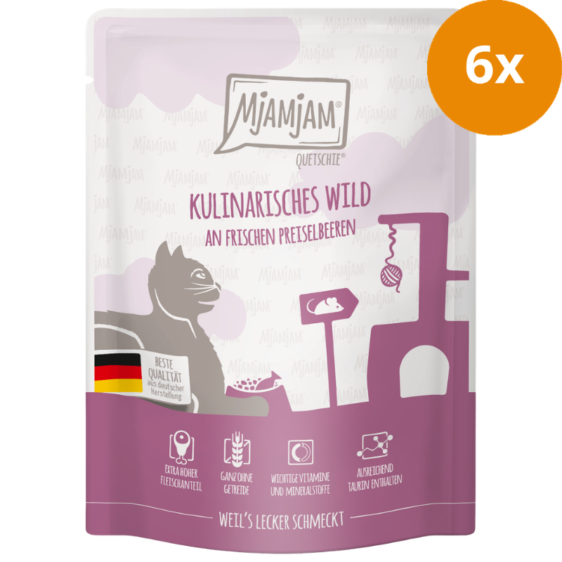 MjAMjAM Quetschie Wild an Preiselbeeren 300 g