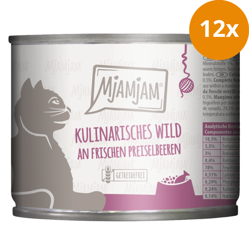 MjAMjAM Wild an frischen Preiselbeeren 200 g