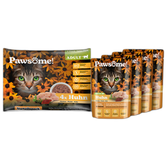 Pawsome! Adult Huhn 4 x 85 g Multipack