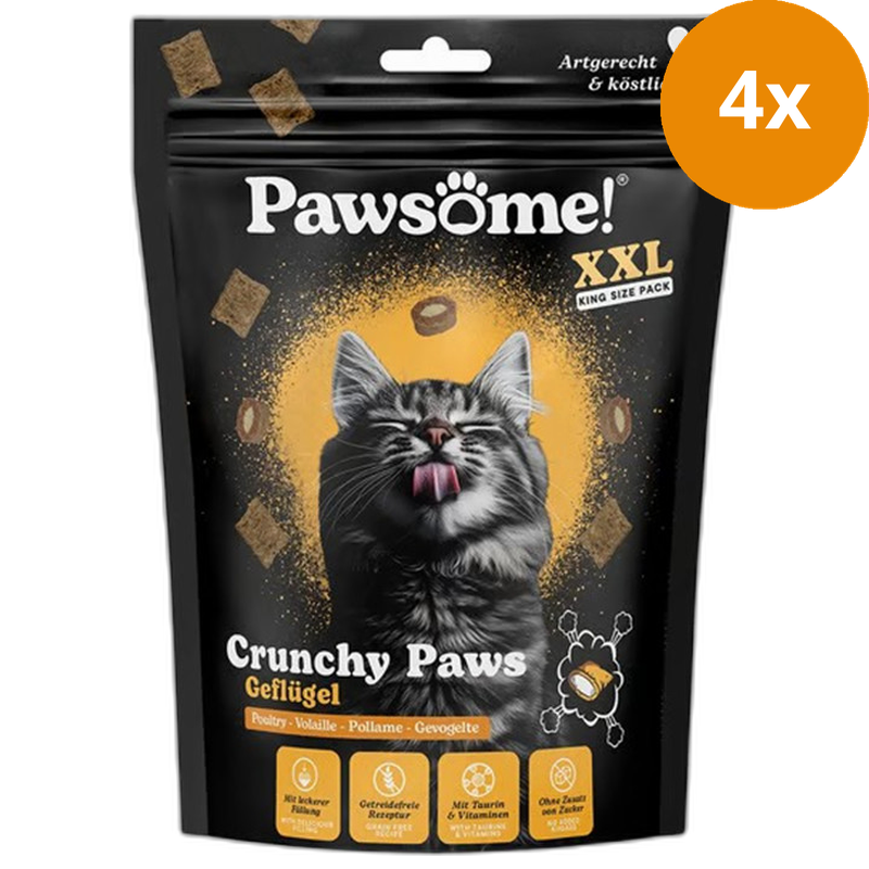 Pawsome! Crunchy Paws Geflügel 150 g