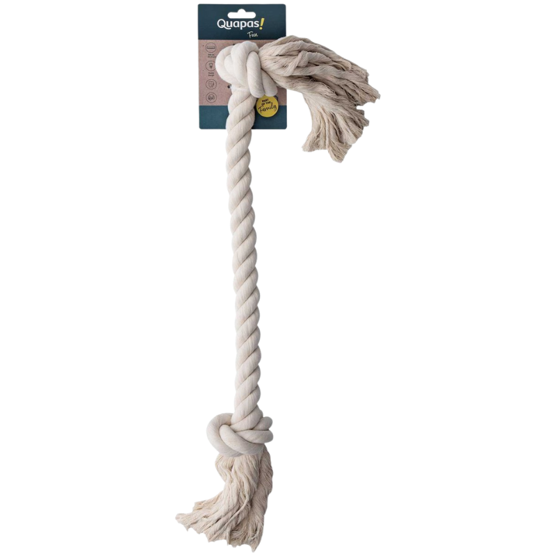 Quapas Dog Toy Rope Open End Natural XL