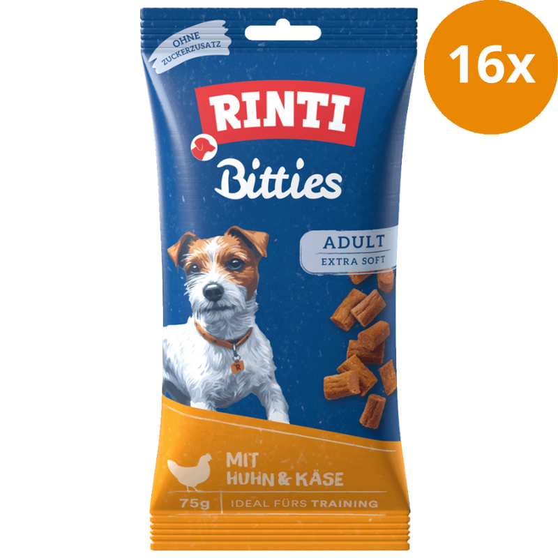 Rinti Extra Bitties Huhn & Käse 75 g