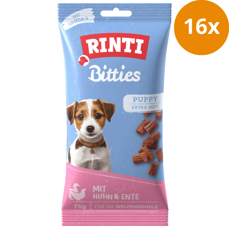 Rinti Bitties Puppy Huhn & Ente 75 g