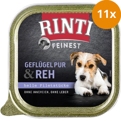 Rinti Feinest Geflügel Pur & Reh 150 g