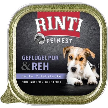 Rinti Feinest Geflügel Pur & Reh 150 g
