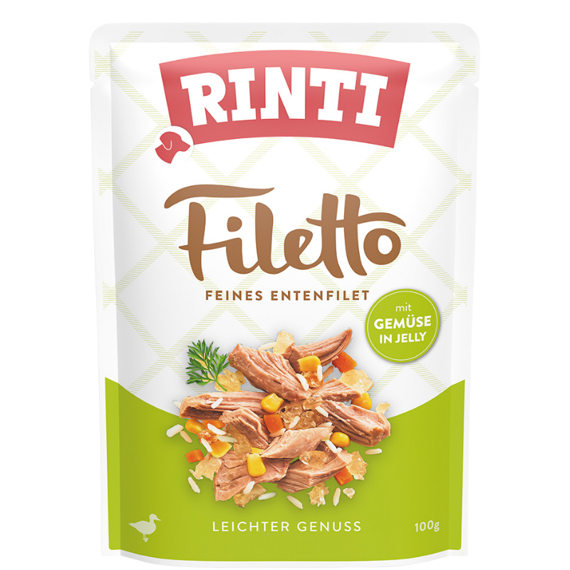 Rinti Filetto Jelly Ente & Gemüse 100 g