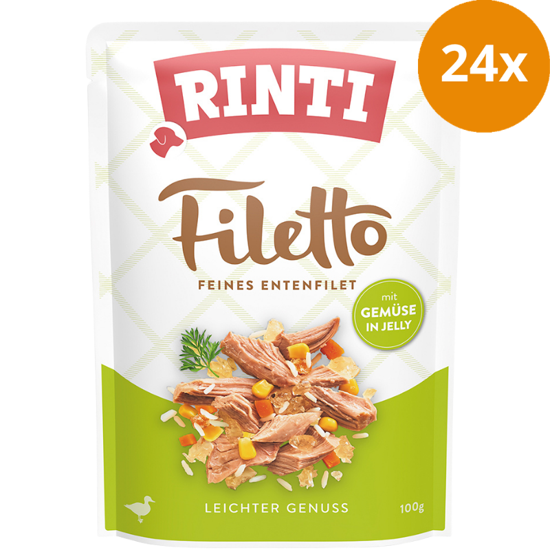 Rinti Filetto Jelly Ente & Gemüse 100 g