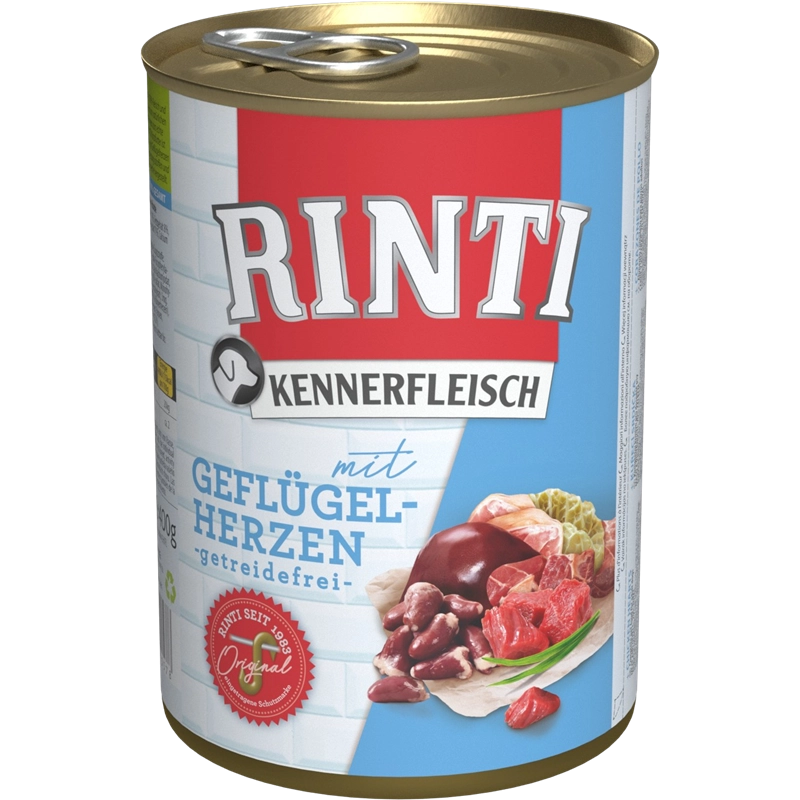 Rinti Kennerfleisch Geflügelherzen 400 g