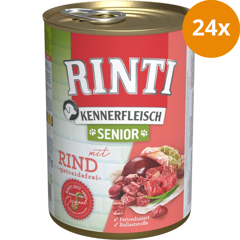 Rinti Kennerfleisch Senior Rind 400 g