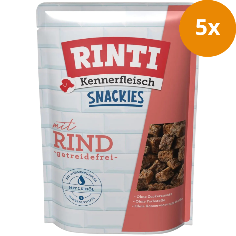 Rinti Kennerfleisch Snackies Adult Rind 225 g