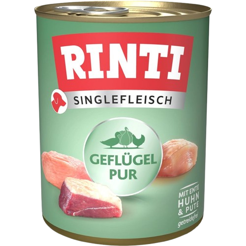 Rinti Singlefleisch Exclusive Geflügel Pur 800 g