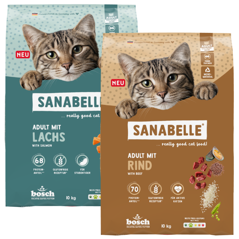 Sanabelle Classic Rind & Sanabelle Classic Lachs Sparpaket