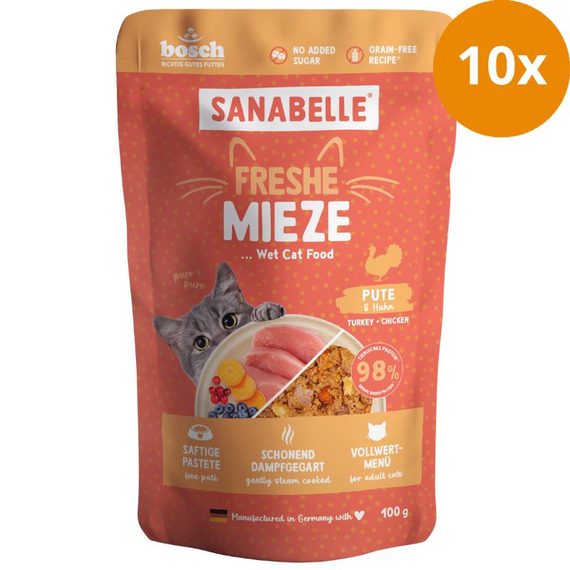 Sanabelle Freshe Mieze Pute & Huhn 100 g