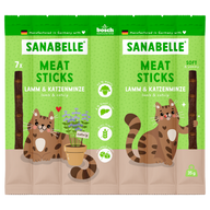 Sanabelle Meat Sticks Lamm & Katzenminze 35 g