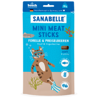 Sanabelle Mini Meat Sticks Forelle & Preiselbeeren 55 g