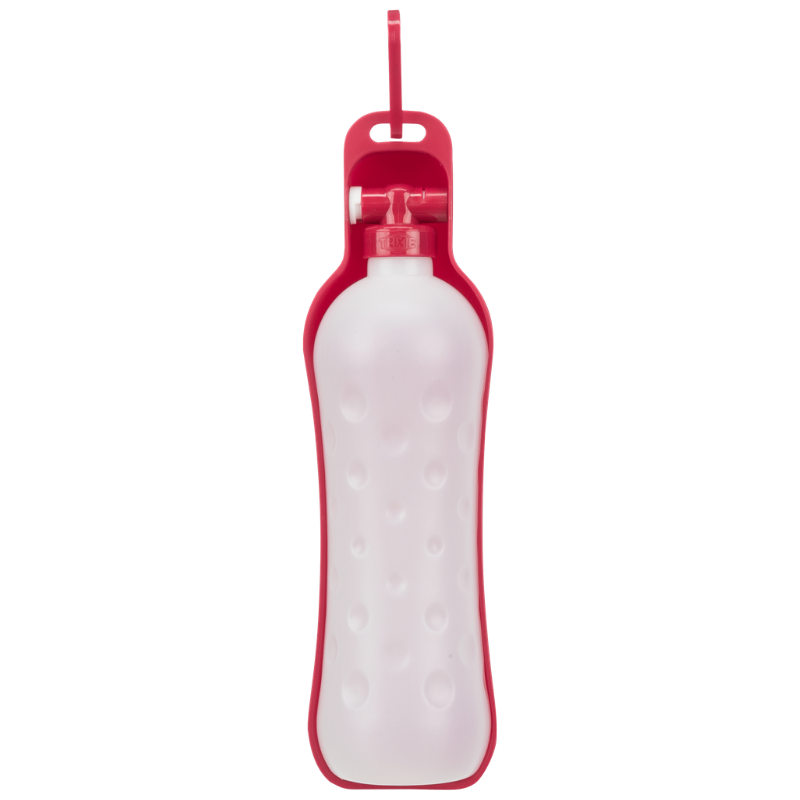 TRIXIE Flasche mit Trinknapf, Wasserspender für unterwegs