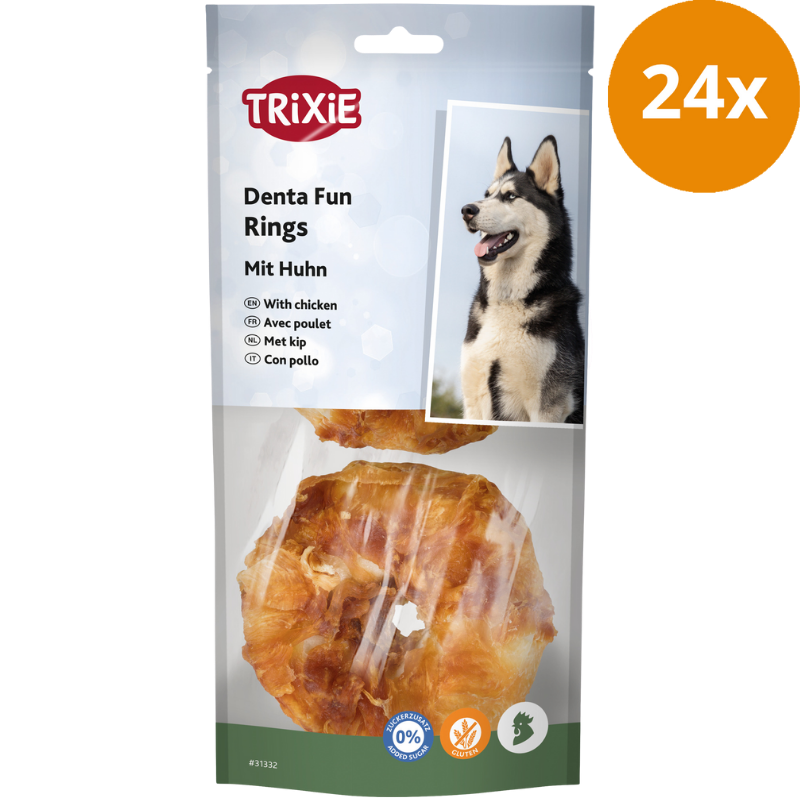 TRIXIE Denta Fun Kauring mit Huhn 240 g