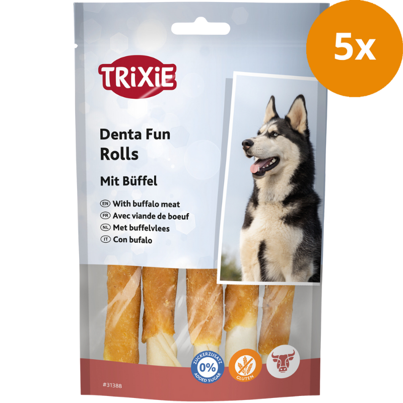 Trixie DentaFun Kaurollen Büffel 70 g / 5 Stück