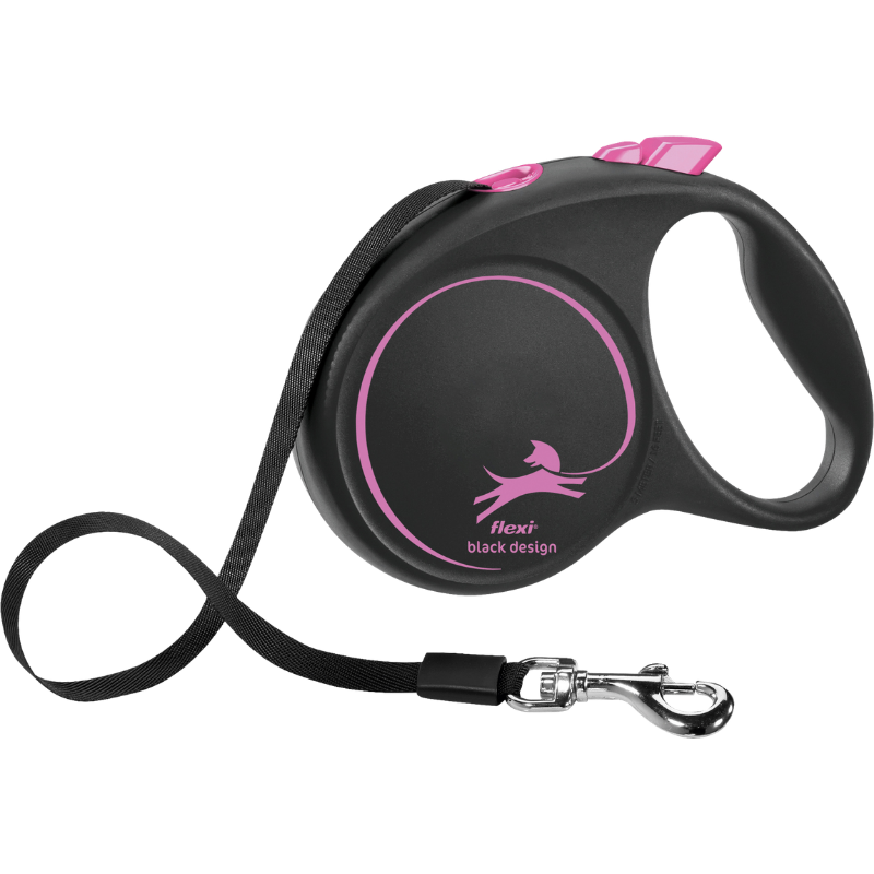 TRIXIE flexi BLACK DESIGN Gurt