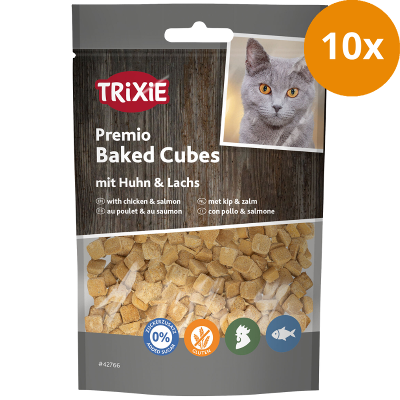 Trixie Premio Baked Cubes mit Huhn & Lachs 50 g