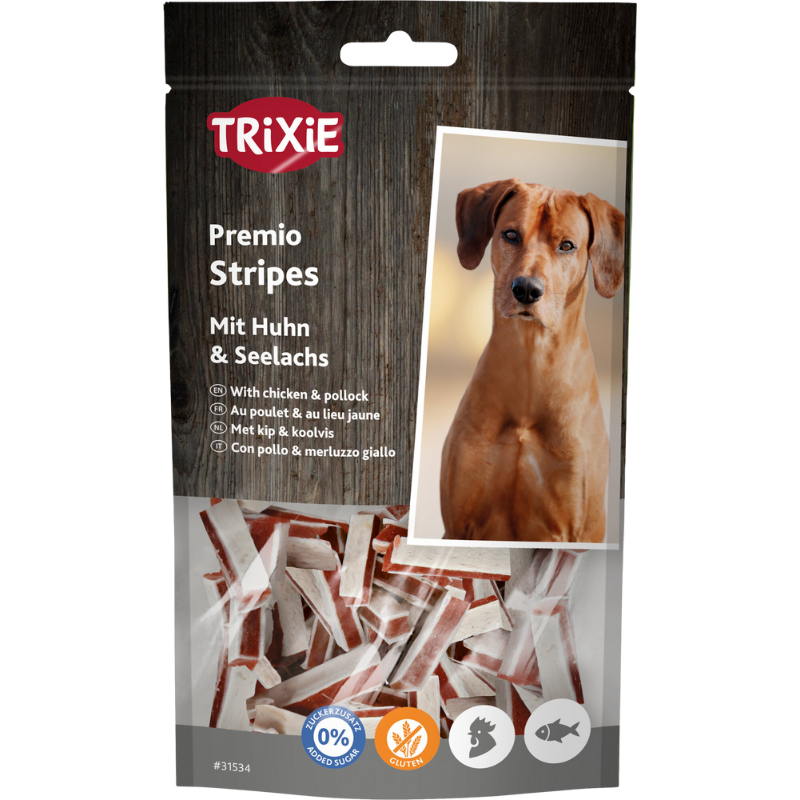 TRIXIE Premio Fish Chicken Stripes 75 g