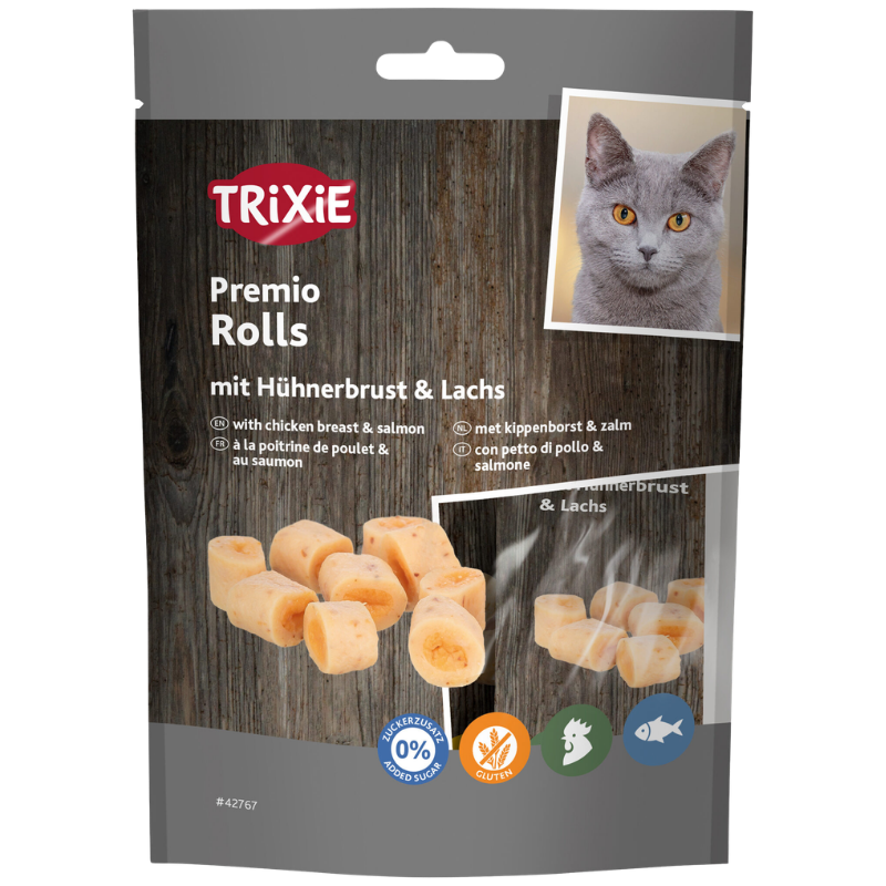 Trixie Premio Rolls mit Hühnerbrust & Lachs 50 g