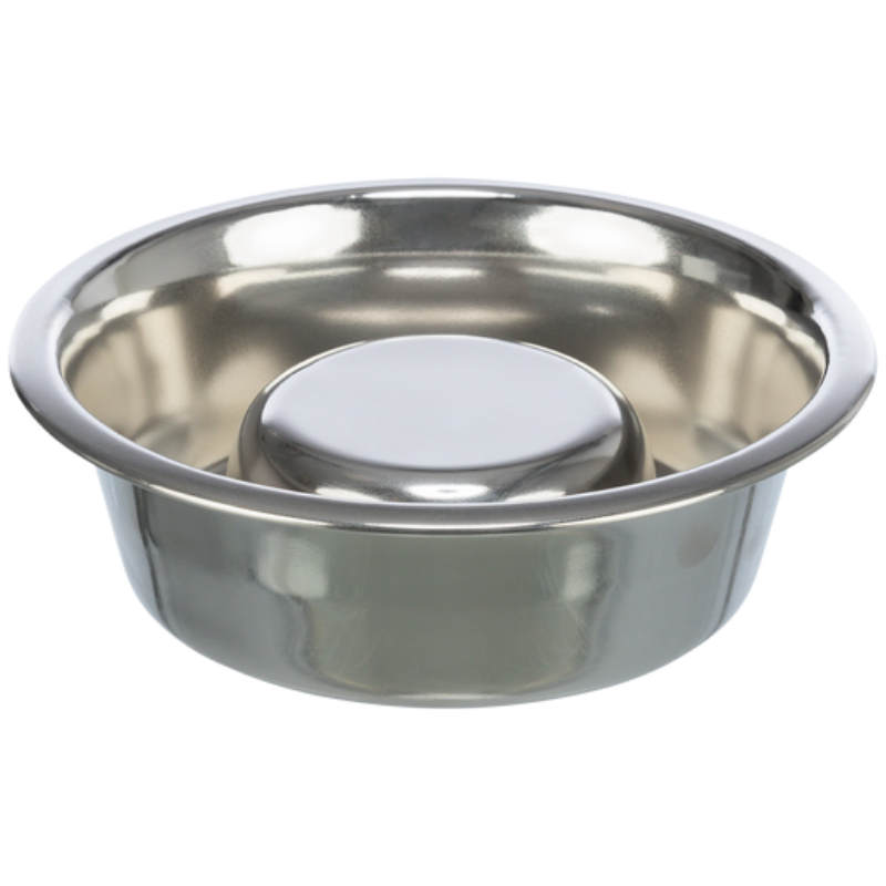 TRIXIE Slow Feeding Edelstahlnapf