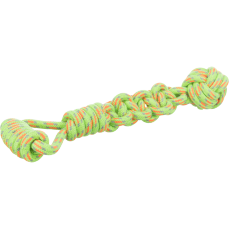 TRIXIE Spieltau mit eingeflochtenem Ball, Baumwolle/Polyester
