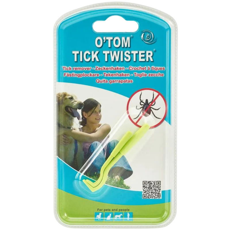 Tick Twister by OTom Zeckenhaken 2 Stück Farbe grün in Blisterverpackung