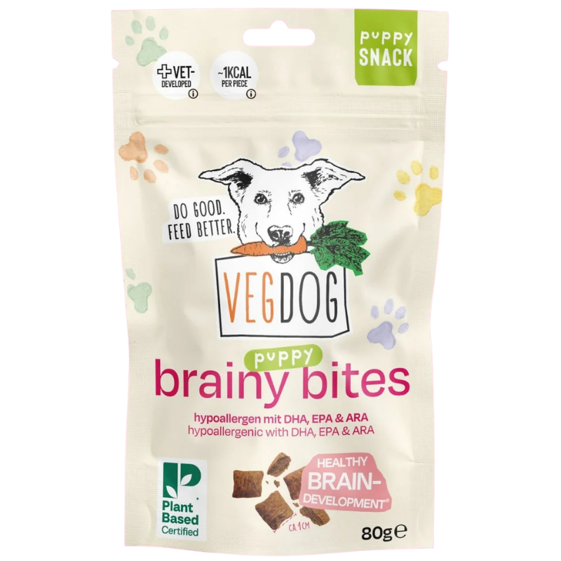 VEGDOG Brainy Bites 80 g