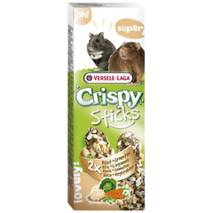 Versele Crispy Sticks Hamster-Ratten Reis & Gemüse