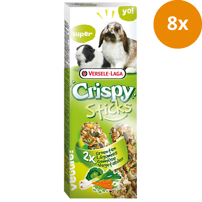 Versele Crispy Sticks Kaninchen-Meerschweinchen Gemüse 110 g