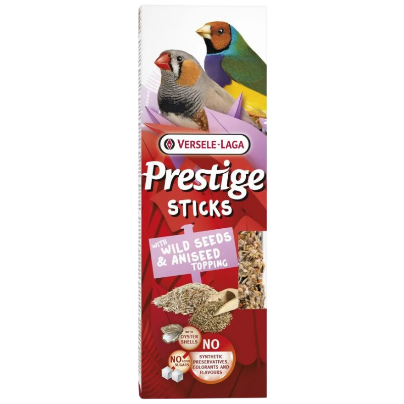Versele Prestige Sticks Kleine Sperlingsvögel mit Wildsamen & Anistopping 60 g