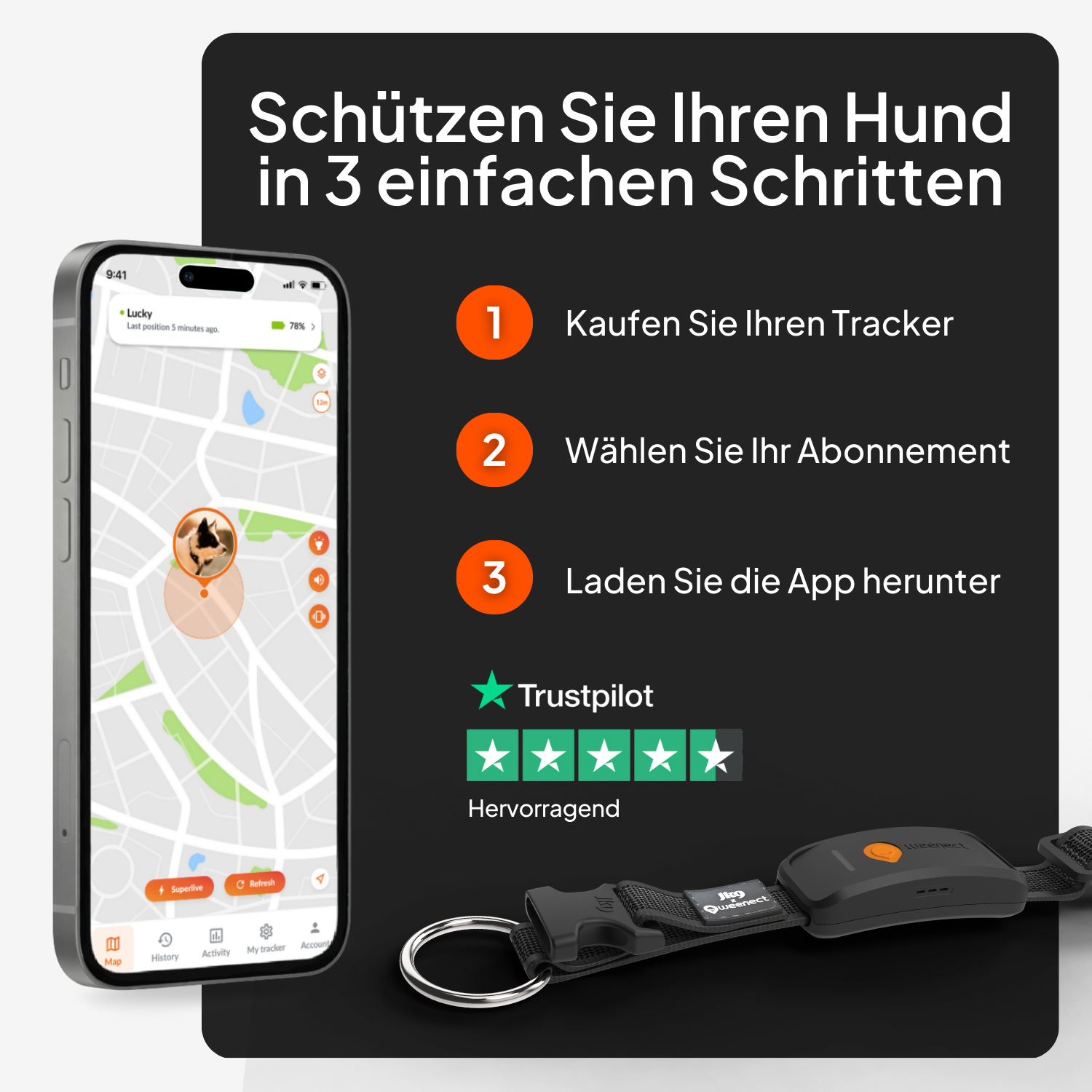Weenect GPS Tracker XT Dog