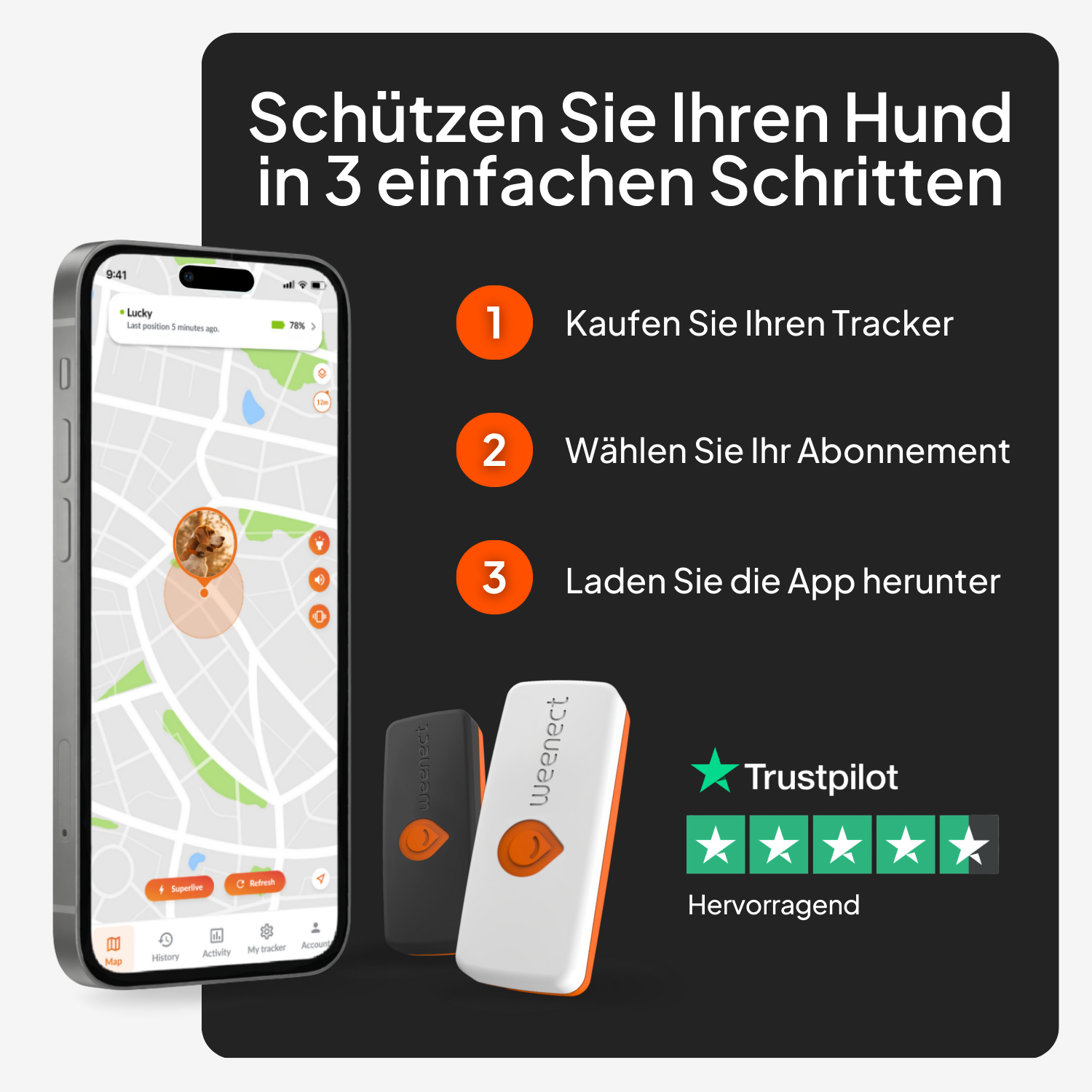 Weenect GPS Tracker XS Dog