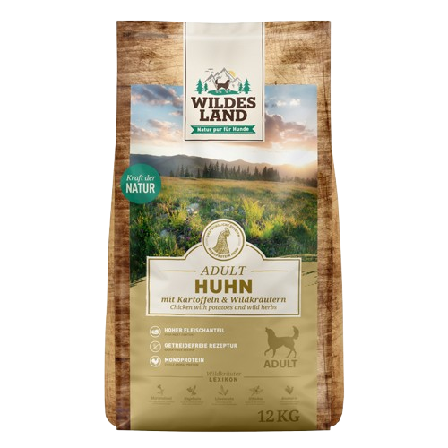Wildes Land Huhn mit Kartoffel