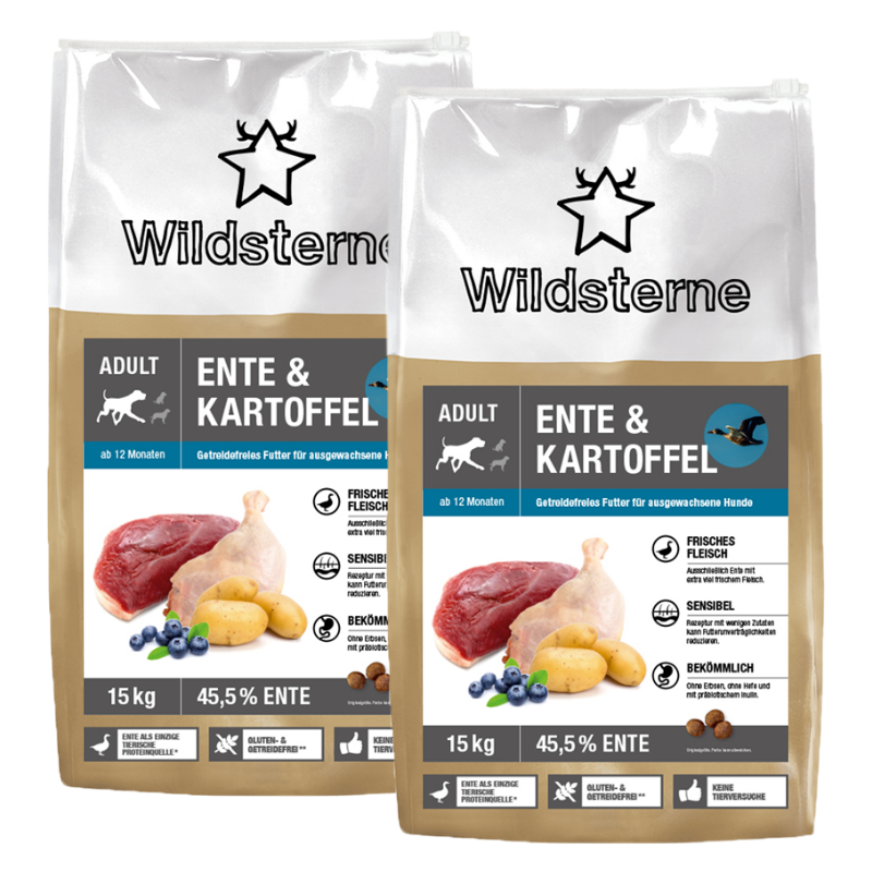 Wildsterne Ente & Kartoffel Adult