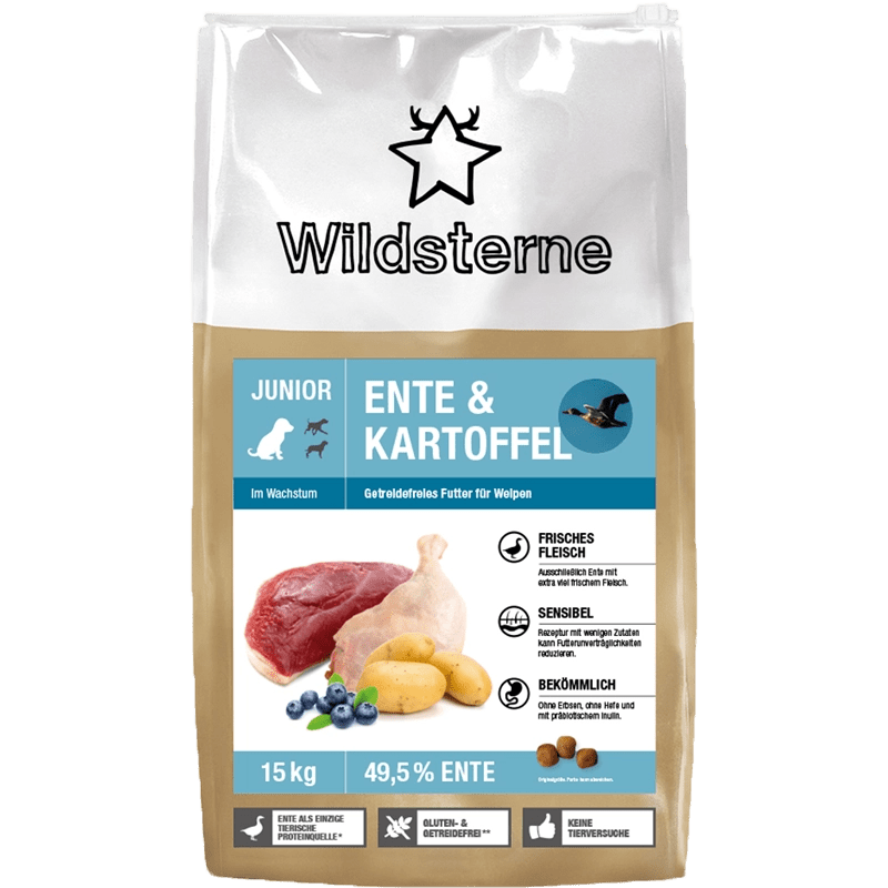 Wildsterne Ente & Kartoffel Junior